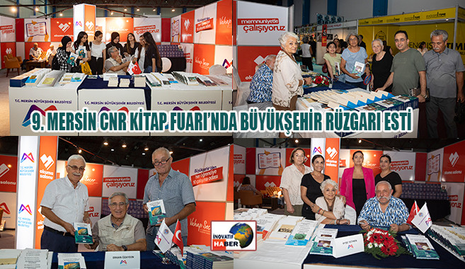 9. Mersin Cnr Kitap Fuarı’nda Büyükşehir Rüzgarı Esti