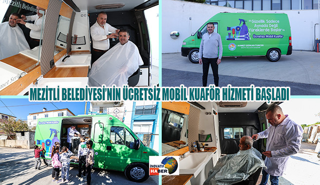 Mezitli Belediyesi’nin Ücretsiz Mobil Kuaför Hizmeti Başladı